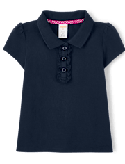 Girls Ruffle Polo - Uniform