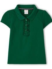 Girls Ruffle Polo - Uniform