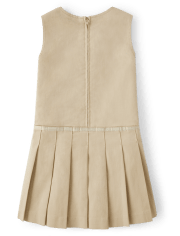 Girls Wrinkle-Resistant Pleated Jumper - Uniform
