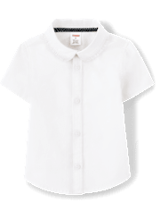Camisa Niña Popelín Con Volantes Antiarrugas - Uniforme