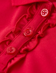 Girls Ruffle Polo - Uniform