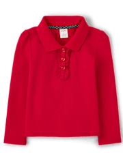 Girls Ruffle Polo - Uniform