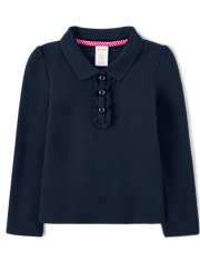 Girls Ruffle Polo - Uniform