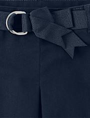 Girls Pleated Belted Skort - Uniform