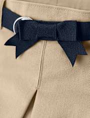 Girls Pleated Belted Skort - Uniform