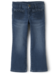 Girls Flare Jeans - Montana Mountain