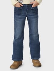 Girls Flare Jeans - Montana Mountain