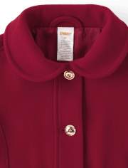 Girls Bow Melton Dressy Coat - A Royal Christmas