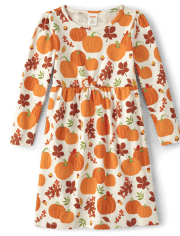 Robe babydoll citrouille pour filles - Lil&#39; Pumpkin