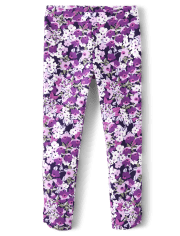 Girls Floral Ponte Jeggings - Magical Meadow