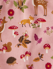 Girls Forest Animal Leggings - Enchanted Forest