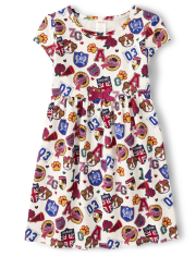 Peignoir Babydoll Fille Varsity Patch - École préparatoire
