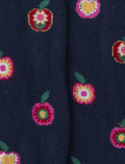 Girls Apple Tights 2-Pack - Apple Orchard
