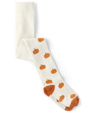 Girls Pumpkin Tights - Lil' Pumpkin