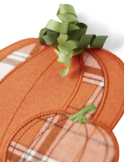 Girls Embroidered Pumpkin Top - Lil' Pumpkin