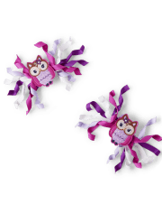 Girls Owl Curly Hair Clips 2-Pack - Magical Meadow