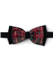 Baby Girls Plaid Double Bow Headwrap - A Royal Christmas