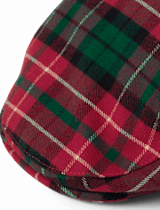 Baby Boys Plaid Newsboy Hat - A Royal Christmas