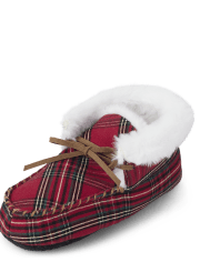 Kids Plaid Slippers - Gymmies