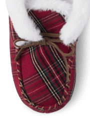 Kids Plaid Slippers - Gymmies