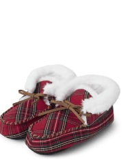 Kids Plaid Slippers - Gymmies