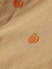 Boys Schiffli Pumpkin Twill Chino Pants - Lil' Pumpkin