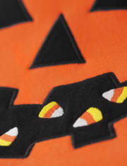 Boys Embroidered Jack-O-Lantern Fleece Hoodie - Trick or Treat