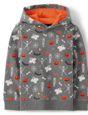 Boys Halloween Fleece Hoodie - Trick or Treat