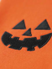 Boys Embroidered Jack-O-Lantern Fleece Jogger Pants - Trick or Treat