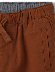 Pantalon de jogging à enfiler en sergé pour garçons - Happy Harvest