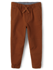 Pantalon de jogging à enfiler en sergé pour garçons - Happy Harvest
