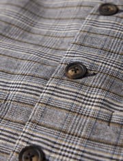 Boys Plaid Vest - Winter Wonderland