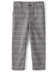 Boys Plaid Dress Pants - Winter Wonderland