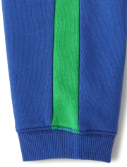 Boys Colorblock Fleece Pull On Jogger Pants - Very Merry