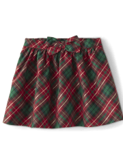 Girls Plaid Dupioni Skirt - A Royal Christmas