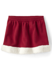 Girls Faux Fur Sweater Skirt - A Royal Christmas