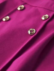 Jupe-short plissée en ponte pour filles - Prep School