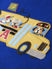 Boys Embroidered School Bus Top - Prep School