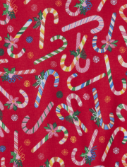 Kids Candy Cane Snug Fit Cotton Pajamas - Gymmies