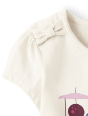 Girls Embroidered Science Top - Prep School