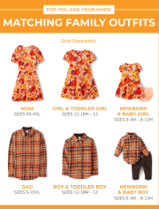 bébés filles Maman et moi Floral Flannel Tiered Robes - Happy Harvest