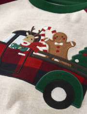 Haut raglan brodé pour garçon - Cabine de Noël