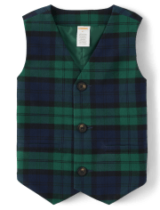 Gilet à carreaux pour garçons - Casse-Noisette