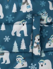 Boys Polar Bear Puffer Jacket - Nordic Adventure