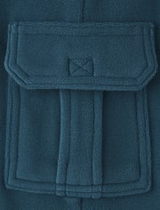 Boys Glacier Fleece Cargo Jogger Pants - Nordic Adventure