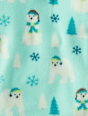 Boys Polar Bear Glacier Fleece Half-Zip Pullover - Nordic Adventure