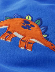 Boys Dino Colorblock Fleece Hoodie - Dino Friends