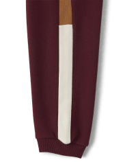 Boys Colorblock Fleece Jogger Pants - Rustic Ranch