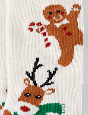 Paquete de 2 calcetines navideños para niños - Cabina de Navidad