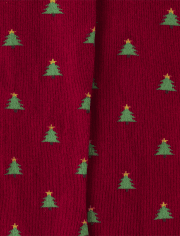 Girls Holiday Tights 2-Pack - Christmas Cabin
